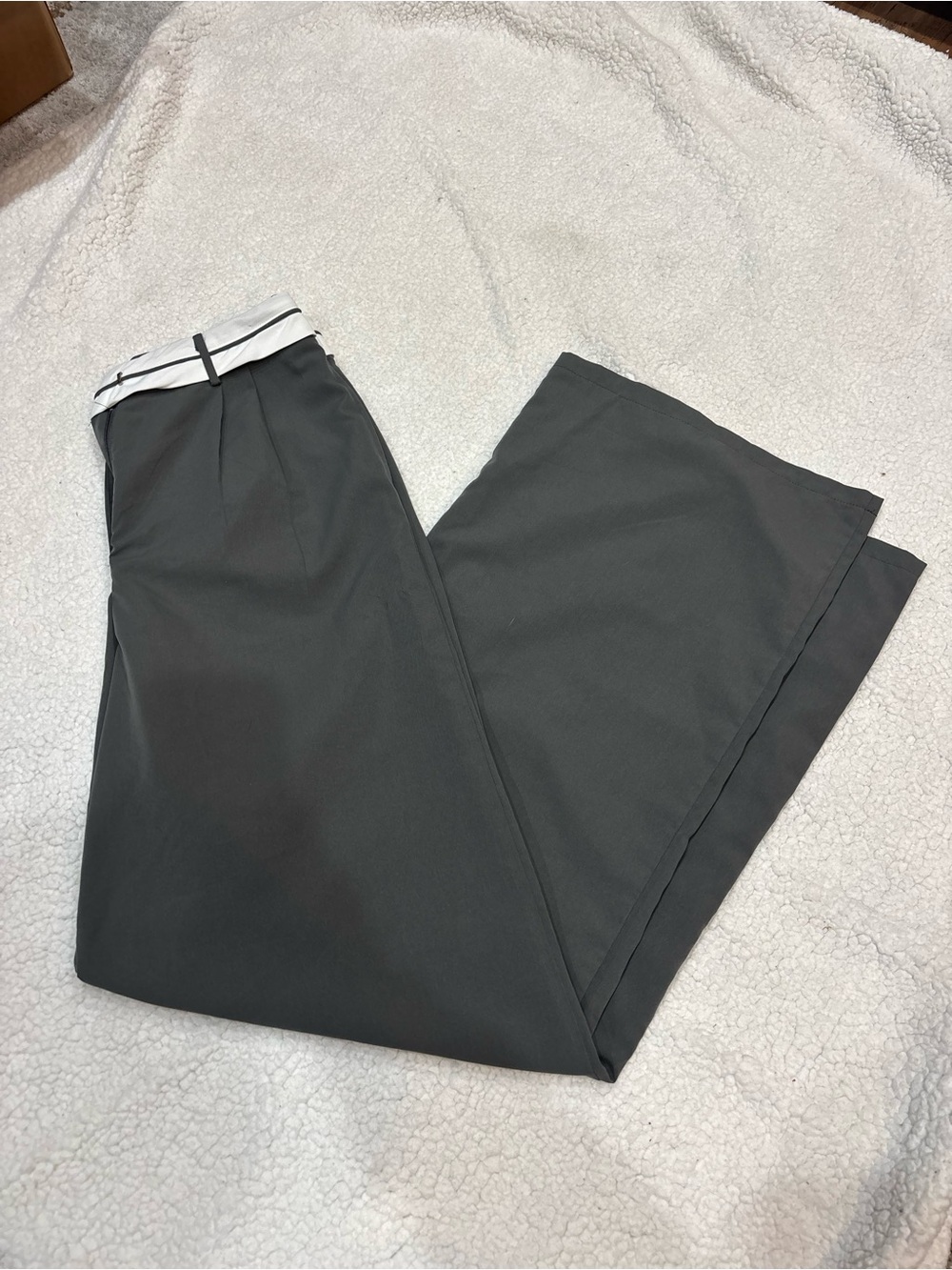 PrettyLittleThing Size 2 Wide Leg Trousers